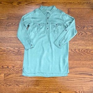 Old Navy olive soft tencel dress. EUC